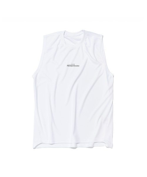 NINETYMINUTES(ナインティーミニッツ)の「AIR STREAM エアフィット ライト シングレット (ホワイト)(Tシャツ/カットソー・メンズ・その他・MEDIUM/LARGE/X-LARGE/XX-LARGE/XXX-LARGE)」の1枚目の写真