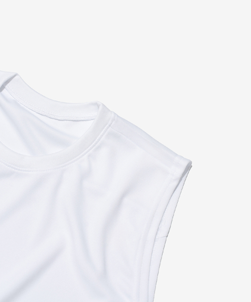 NINETYMINUTES(ナインティーミニッツ)の「AIR STREAM エアフィット ライト シングレット (ホワイト)(Tシャツ/カットソー・メンズ・その他・MEDIUM/LARGE/X-LARGE/XX-LARGE/XXX-LARGE)」の3枚目の写真