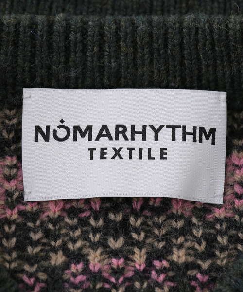 JOURNAL STANDARD(ジャーナルスタンダード)の「【NOMARHYTHM TEXTILE /ノ-マリズム テキスタイル】Fairgyle Knit Vest(ベスト・レディース・グリーン・X-SMALL)」の8枚目の写真