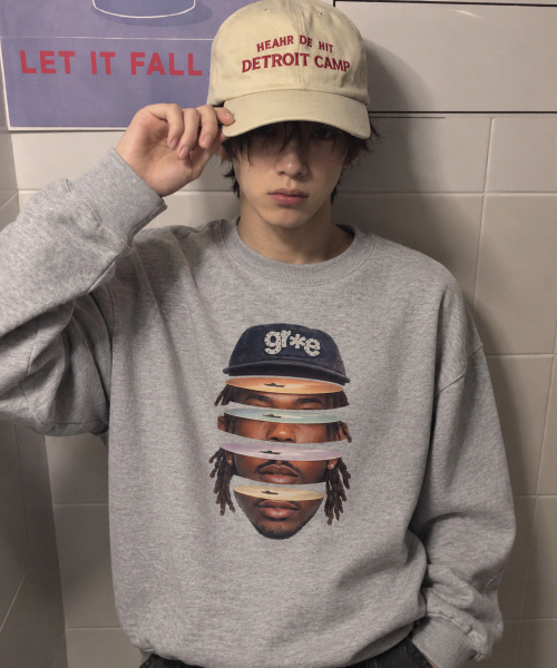 GRAVER ORDINARY（グレイバーオーディナリー）の「[ODNR UNISEX]Face Grae スウェット_Navy（スウェット・レディース・ネイビー・SMALL/MEDIUM/LARGE）」の17枚目の写真