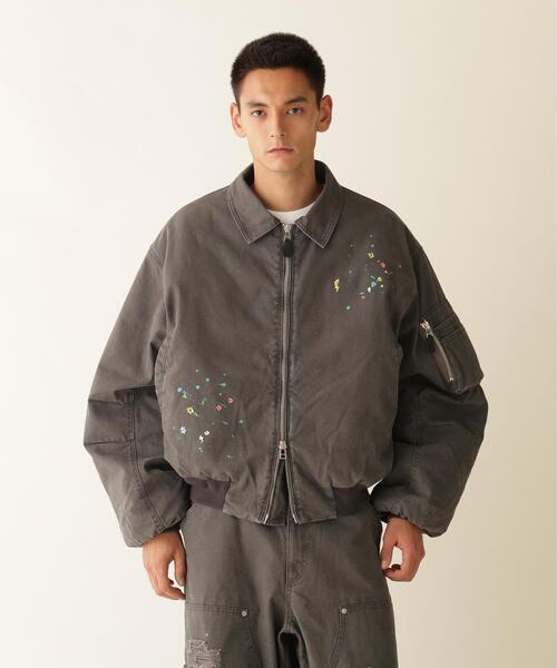 BEAVER(ビーバー)の「B omnivore/ビーオムニボー DUCK COLLAR JACKET ダックフードジャケット(ブルゾン・メンズ・ベージュ/ブラック・M/L)」の22枚目の写真