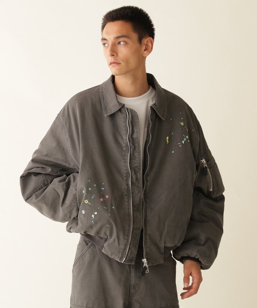 BEAVER(ビーバー)の「B omnivore/ビーオムニボー DUCK COLLAR JACKET ダックフードジャケット(ブルゾン・メンズ・ベージュ/ブラック・M/L)」の3枚目の写真