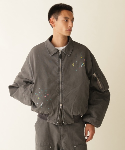 BEAVER(ビーバー)の「B omnivore/ビーオムニボー DUCK COLLAR JACKET ダックフードジャケット(ブルゾン・メンズ・ベージュ/ブラック・M/L)」の5枚目の写真