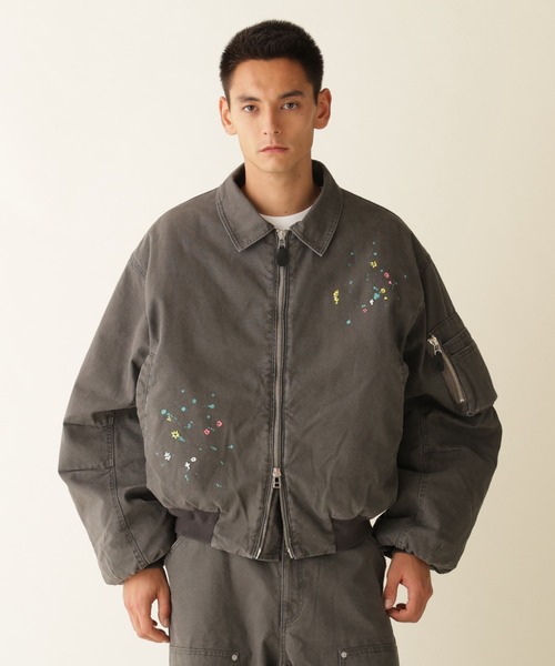 BEAVER(ビーバー)の「B omnivore/ビーオムニボー DUCK COLLAR JACKET ダックフードジャケット(ブルゾン・メンズ・ベージュ/ブラック・M/L)」の6枚目の写真