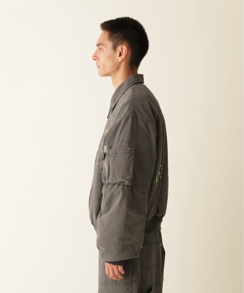 BEAVER(ビーバー)の「B omnivore/ビーオムニボー DUCK COLLAR JACKET ダックフードジャケット(ブルゾン・メンズ・ベージュ/ブラック・M/L)」の7枚目の写真
