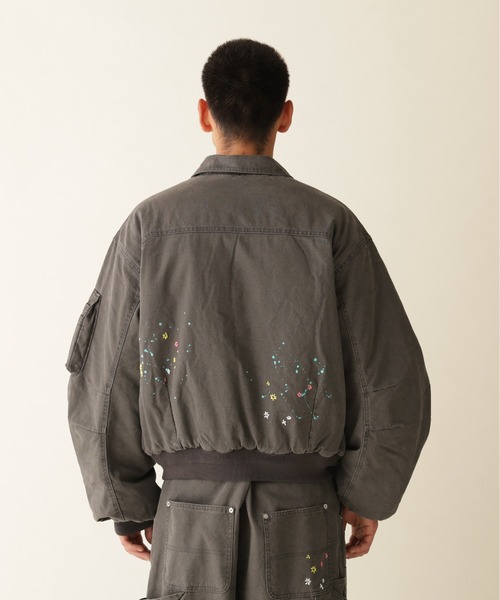 BEAVER(ビーバー)の「B omnivore/ビーオムニボー DUCK COLLAR JACKET ダックフードジャケット(ブルゾン・メンズ・ベージュ/ブラック・M/L)」の8枚目の写真