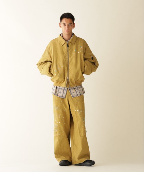 BEAVER(ビーバー)の「B omnivore/ビーオムニボー DUCK COLLAR JACKET ダックフードジャケット(ブルゾン・メンズ・ベージュ/ブラック・M/L)」の18枚目の写真
