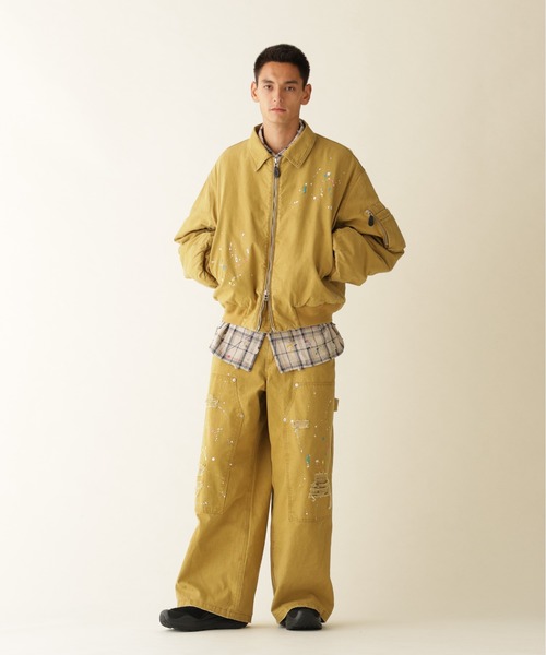 BEAVER(ビーバー)の「B omnivore/ビーオムニボー DUCK COLLAR JACKET ダックフードジャケット(ブルゾン・メンズ・ベージュ/ブラック・M/L)」の19枚目の写真