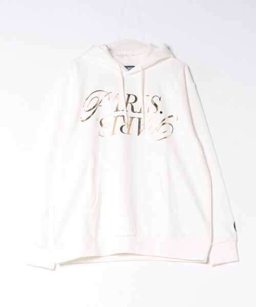 PARIS SAINT-GERMAIN(パリサンジェルマン)の「PSG-PO SWEAT HOODIE【GOLD】(パーカー・メンズ・ホワイト/ブラック・M/L/XL)」の1枚目の写真