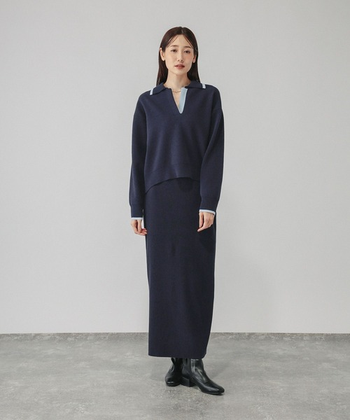 GLOBAL WORK(グローバルワーク)の「モールスキッパープルオーバー*スカートセット/1054108(ワンピース・レディース・ネイビー/ブラウン系その他6/チャコールグレー・LARGE/MEDIUM)」の19枚目の写真