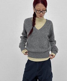 [MADE] ロードクールVネックスタンダードフィットニット
