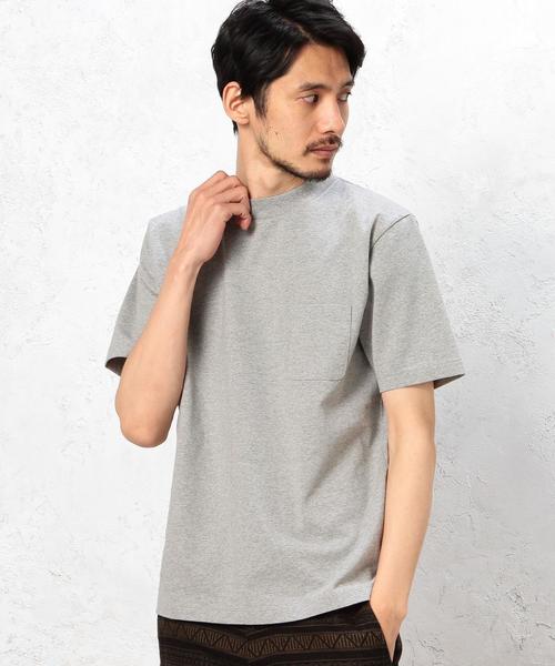 green label relaxing(グリーンレーベルリラクシング)の「BC HEAVY/W PKT HI/N S/S Tシャツ◆(Tシャツ/カットソー・メンズ・ホワイト/グレー/ネイビー・MEDIUM/LARGE/SMALL)」の2枚目の写真
