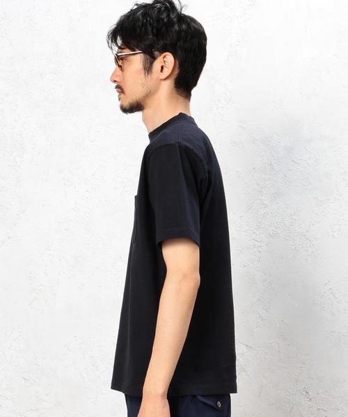 green label relaxing(グリーンレーベルリラクシング)の「BC HEAVY/W PKT HI/N S/S Tシャツ◆(Tシャツ/カットソー・メンズ・ホワイト/グレー/ネイビー・MEDIUM/LARGE/SMALL)」の6枚目の写真