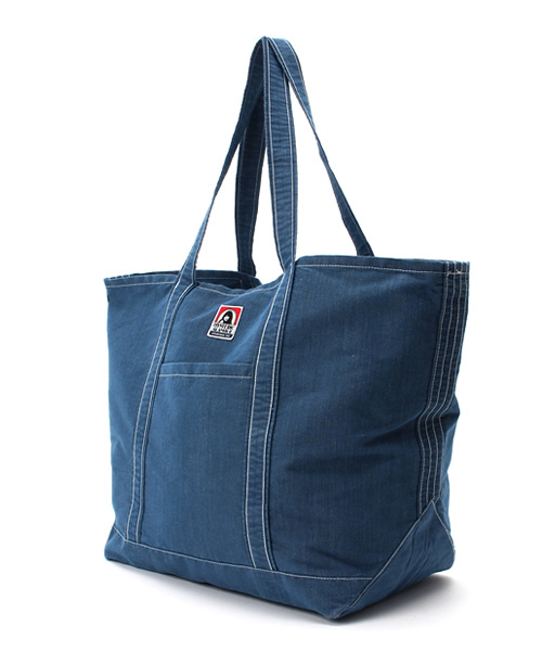 HYSTERIC GLAMOUR（ヒステリックグラマー）の「HYSTERIC CAMP INDIGOグログランバッグ（トートバッグ・メンズ・インディゴブルー/ライトインディゴブルー・FREE）」の3枚目の写真