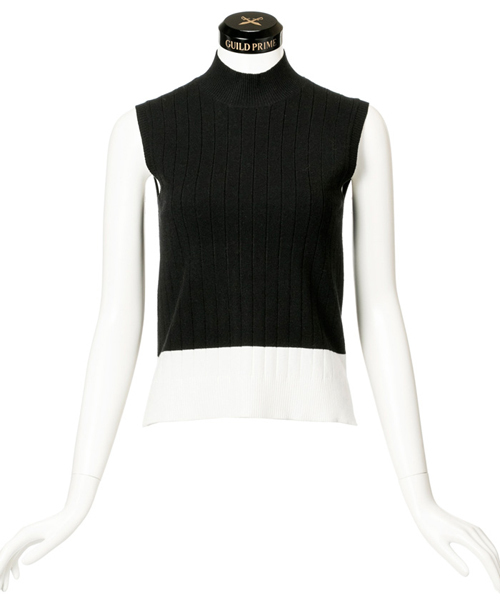 LOVELESS（ラブレス）の「【LOVELESS】WOMENS ワイドリブノースリーブニット（ニット/セーター・レディース・ベージュ/ネイビー/ブラック・36/34）」の13枚目の写真