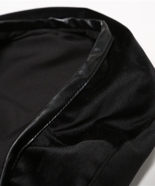 Me%（ミィパーセント）の「ベロアベレー　731710（ハンチング/ベレー帽・レディース・ピンク/ブラック/ベージュ・FREE）」の6枚目の写真