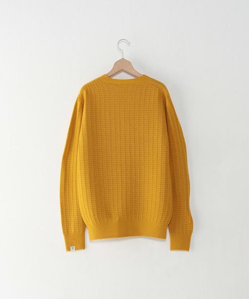 Steven Alan(スティーブンアラン)の「<Steven Alan> SOUVENIR TUBE CREWNECK/ニット◆(ニット/セーター・メンズ・ネイビー/マスタード/レッド/ブラウン・LARGE/MEDIUM/SMALL/X-LARGE)」の17枚目の写真