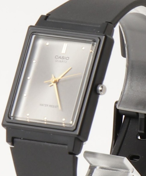 CASIO（カシオ）の「CASIO カシオ / スクエアフェイス クォーツ 腕時計 //// MQスクエアシリーズ（アナログ腕時計・メンズ・ブラック×ブルー/ブラック×ホワイト/ブラック×ゴールド/ブラック/ブラック×ブラック・FREE）」の16枚目の写真