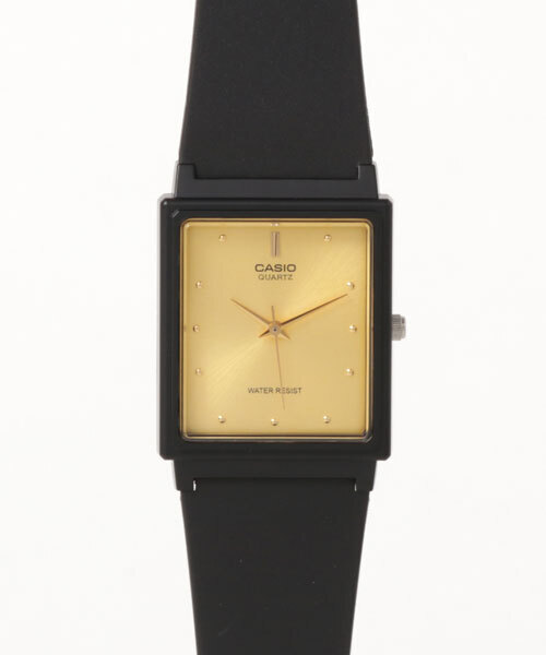 CASIO（カシオ）の「CASIO カシオ / スクエアフェイス クォーツ 腕時計 //// MQスクエアシリーズ（アナログ腕時計・メンズ・ブラック×ブルー/ブラック×ホワイト/ブラック×ゴールド/ブラック/ブラック×ブラック・FREE）」の13枚目の写真
