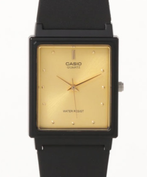 CASIO(カシオ)の「CASIO カシオ / スクエア レクタンギュラー腕時計 樹脂バンド 3針 クォーツ メンズ レディース //// MQスクエアシリーズ(アナログ腕時計・メンズ・ブラック×ブルー/ブラック×ホワイト/ブラック×ゴールド/ブラック/ブラック×ブラック・FREE)」の16枚目の写真