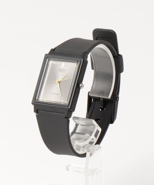 CASIO（カシオ）の「CASIO カシオ / スクエアフェイス クォーツ 腕時計 //// MQスクエアシリーズ（アナログ腕時計・メンズ・ブラック×ブルー/ブラック×ホワイト/ブラック×ゴールド/ブラック/ブラック×ブラック・FREE）」の14枚目の写真
