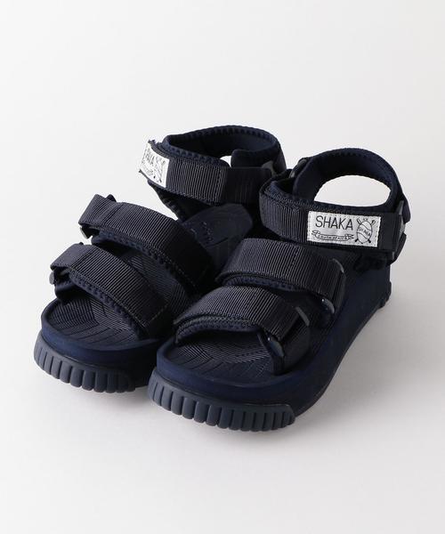 Another Edition(アナザーエディション)の「SHAKA NEO BUNGY PLATFORM〈シャカ〉(サンダル・レディース・ブラック/ネイビー・24.0cm/23.0cm)」の1枚目の写真