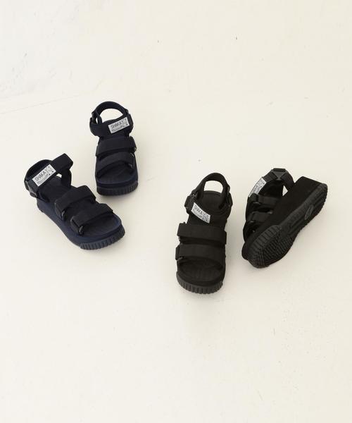 Another Edition(アナザーエディション)の「SHAKA NEO BUNGY PLATFORM〈シャカ〉(サンダル・レディース・ブラック/ネイビー・24.0cm/23.0cm)」の4枚目の写真