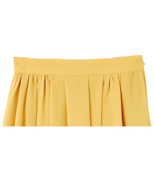 STYLE DELI（スタイルデリ）の「キレイ色ロングギャザーフレアスカート（スカート・レディース・ミント/ラベンダー/イエロー/グレー・FREE）」の12枚目の写真