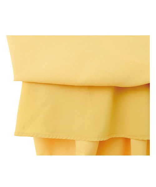 STYLE DELI（スタイルデリ）の「キレイ色ロングギャザーフレアスカート（スカート・レディース・ミント/ラベンダー/イエロー/グレー・FREE）」の15枚目の写真