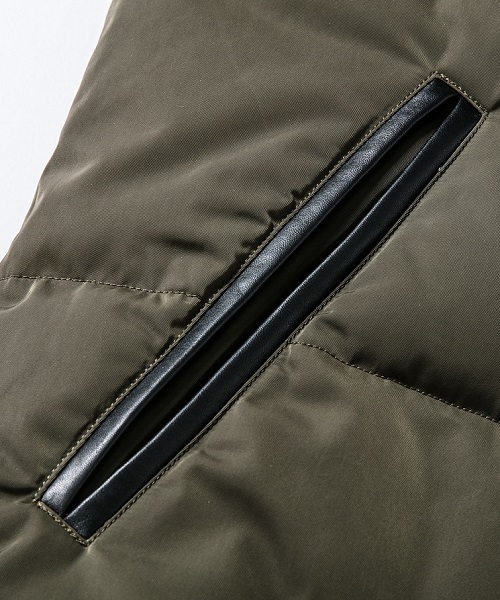 ACANTHUS（アカンサス）の「leather york down vest（ダウンベスト  