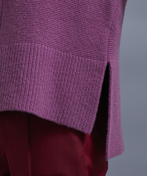 STUDIOUS（ステュディオス）の「パターンアレンジニット（ニット/セーター・レディース・オフホワイト/カーキ/ピンク/インディゴブルー・FREE）」の15枚目の写真