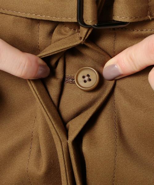 BEAUTY&YOUTH UNITED ARROWS（ビューティーアンドユースユナイテッドアローズ）の「BY コットンピーチスキンベルトタイトスカート ◆（スカート・レディース・ブラウン/オレンジ系その他・SMALL/MEDIUM）」の14枚目の写真