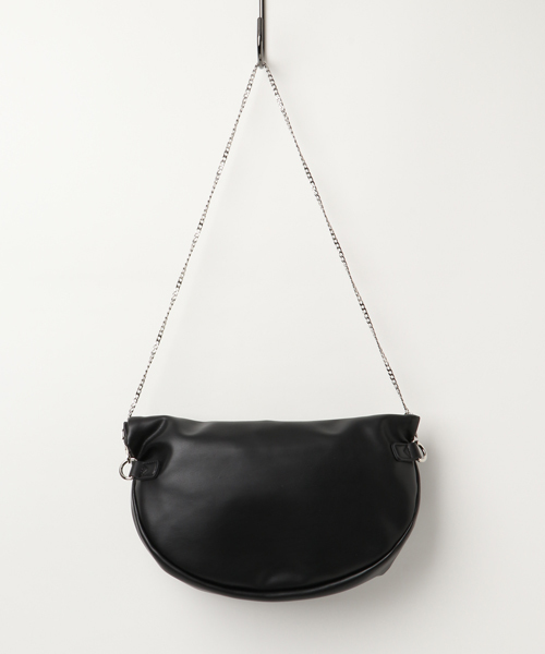 MOUSSY（マウジー）の「ROUND CROSS BODY BAG（ショルダーバッグ・レディース・ワインレッド/ブラック/ホワイト・FREE）」の3枚目の写真