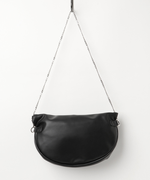 MOUSSY（マウジー）の「ROUND CROSS BODY BAG（ショルダーバッグ・レディース・ワインレッド/ブラック/ホワイト・FREE）」の6枚目の写真