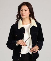 Lee(リー)ボア使い中綿入りコーデュロイジャケット