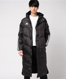 adidas（アディダス）の「ベンチコート SHADOW ﾛﾝｸﾞ ﾊﾟﾃﾞｯﾄﾞｺｰﾄ