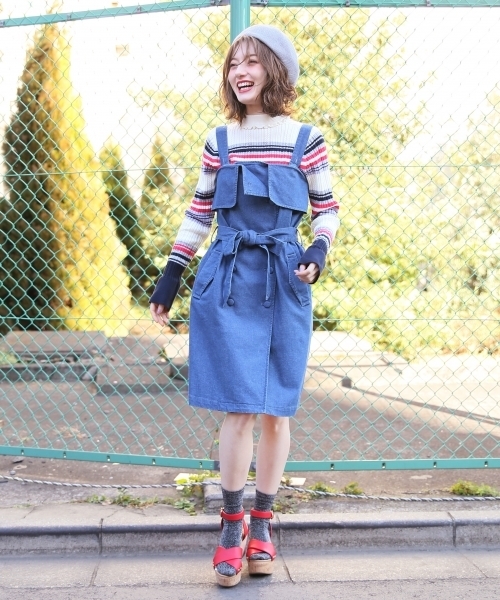 Heather(ヘザー)の「アソートトレンチジャンスカ 779169(ワンピース・レディース・ブラウン系その他/ベージュ/ブルー系その他/ネイビー・FREE)」の21枚目の写真