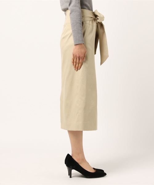 RIVE DROITE（リヴドロワ）の「タスランサッシュスカート（スカート・レディース・ベージュ/ネイビー/イエロー・0/1）」の6枚目の写真