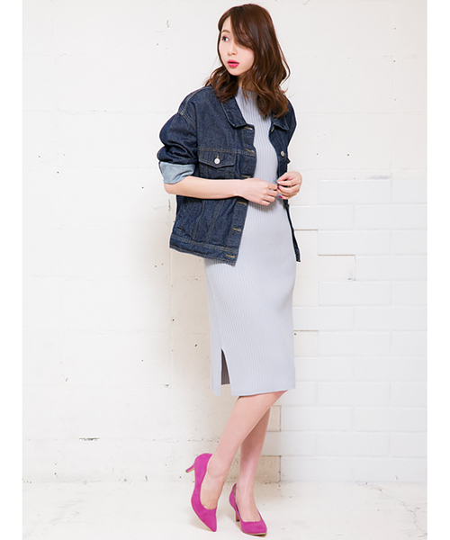 KOBE LETTUCE（コウベレタス）の「キレイな春色でコーデに彩りを！かかとクッション内蔵6cmヒールポインテッドトゥカラーパンプス/レディースシューズ[I1500]神戸レタス（パンプス・レディース・ブラック/パープル/グレー/イエロー/ベージュ系その他/ベージュ/ネイビー/サックスブルー/グリーン/シルバー/その他1/その他2/ドット・L/LL/M/S）」の17枚目の写真