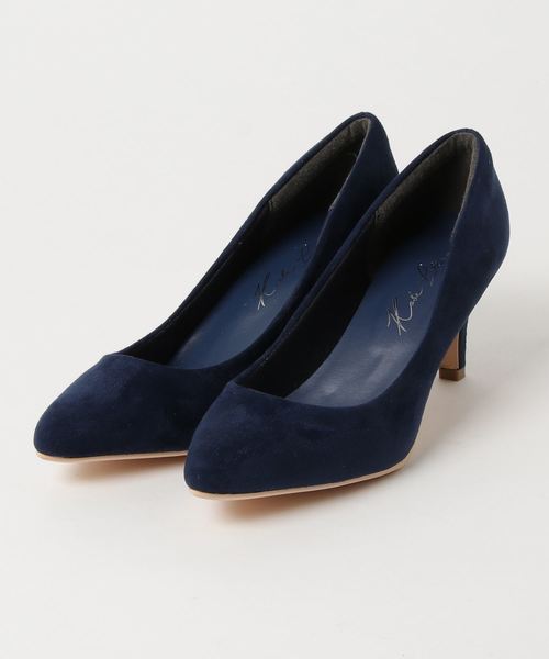 KOBE LETTUCE（コウベレタス）の「キレイな春色でコーデに彩りを！かかとクッション内蔵6cmヒールポインテッドトゥカラーパンプス/レディースシューズ[I1500]神戸レタス（パンプス・レディース・ブラック/パープル/グレー/イエロー/ベージュ系その他/ベージュ/ネイビー/サックスブルー/グリーン/シルバー/その他1/その他2/ドット・L/LL/M/S）」の6枚目の写真