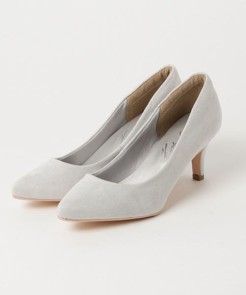 KOBE LETTUCE（コウベレタス）の「キレイな春色でコーデに彩りを！かかとクッション内蔵6cmヒールポインテッドトゥカラーパンプス/レディースシューズ[I1500]神戸レタス（パンプス・レディース・ブラック/パープル/グレー/イエロー/ベージュ系その他/ベージュ/ネイビー/サックスブルー/グリーン/シルバー/その他1/その他2/ドット・L/LL/M/S）」の3枚目の写真