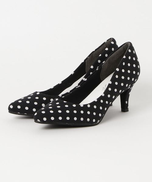 KOBE LETTUCE（コウベレタス）の「キレイな春色でコーデに彩りを！かかとクッション内蔵6cmヒールポインテッドトゥカラーパンプス/レディースシューズ[I1500]神戸レタス（パンプス・レディース・ブラック/パープル/グレー/イエロー/ベージュ系その他/ベージュ/ネイビー/サックスブルー/グリーン/シルバー/その他1/その他2/ドット・L/LL/M/S）」の13枚目の写真