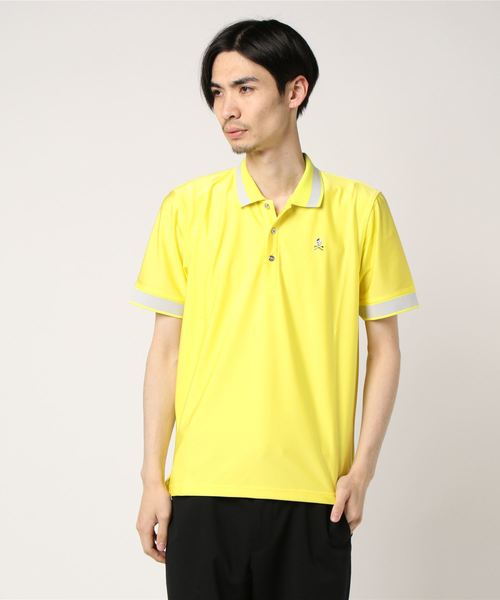 MARK & LONA イエロー ポロシャツ MARK & LONA ポロシャツ イエロー MARK&LONA マークアンドロナ