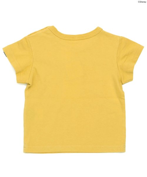 apres les cours(アプレレクール)の「Disney(ディズニー)ミッキーフォトTシャツ(Tシャツ/カットソー・キッズ・イエロー/ネイビー/ベージュ/レッド・100/120/130/90/140/110/80)」の12枚目の写真