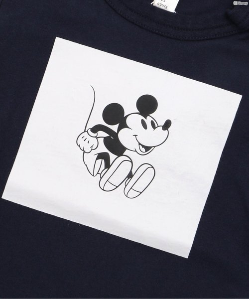 apres les cours(アプレレクール)の「Disney(ディズニー)ミッキーフォトTシャツ(Tシャツ/カットソー・キッズ・イエロー/ネイビー/ベージュ/レッド・100/120/130/90/140/110/80)」の14枚目の写真