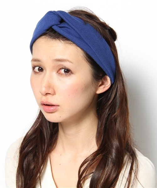 Another Edition（アナザーエディション）の「AE テレコCROSS HB（ヘアバンド・レディース・ブラック/グレー/コバルトブルー/ワインレッド・フリー）」の8枚目の写真