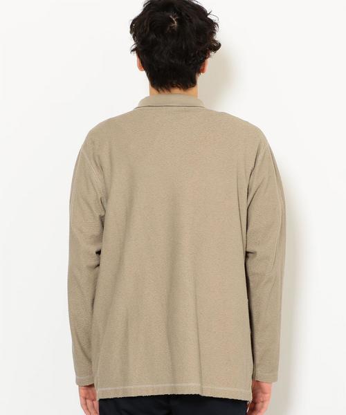 green label relaxing(グリーンレーベルリラクシング)の「SC ランダムパイル ショール カーディガン ◆(カーディガン/ボレロ・メンズ・ワインレッド/ベージュ/ネイビー・S/M/L)」の7枚目の写真