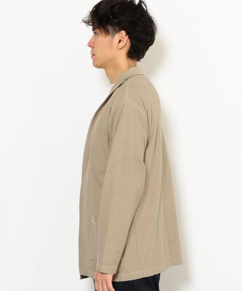 green label relaxing(グリーンレーベルリラクシング)の「SC ランダムパイル ショール カーディガン ◆(カーディガン/ボレロ・メンズ・ワインレッド/ベージュ/ネイビー・S/M/L)」の17枚目の写真