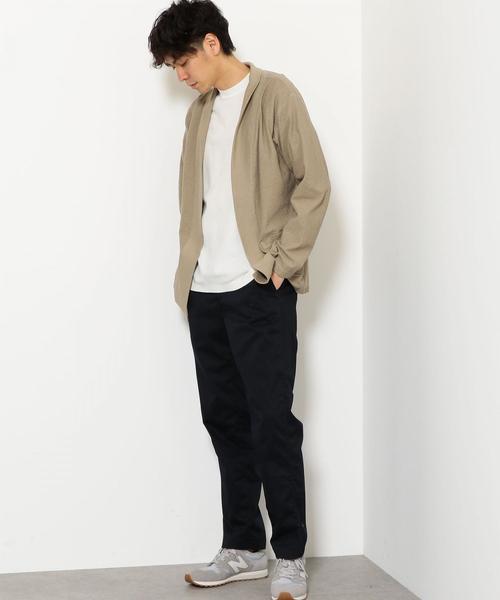 green label relaxing(グリーンレーベルリラクシング)の「SC ランダムパイル ショール カーディガン ◆(カーディガン/ボレロ・メンズ・ワインレッド/ベージュ/ネイビー・S/M/L)」の16枚目の写真