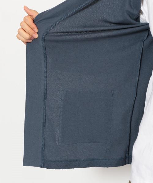 green label relaxing(グリーンレーベルリラクシング)の「SC ランダムパイル ショール カーディガン ◆(カーディガン/ボレロ・メンズ・ワインレッド/ベージュ/ネイビー・S/M/L)」の11枚目の写真